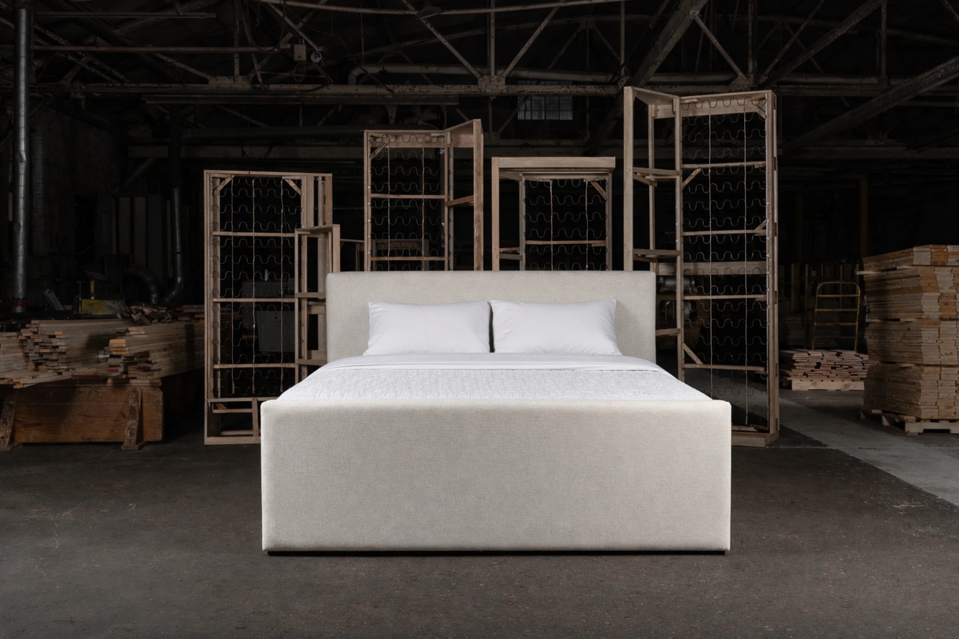 Hill Country Slim Panel Bed Frame